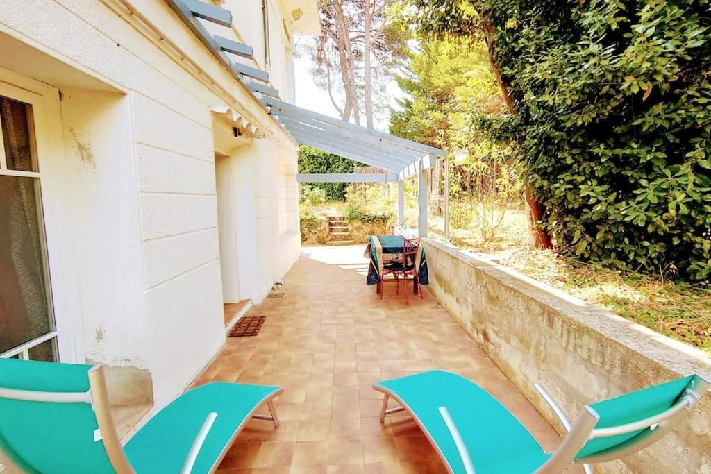 Maison De Charme A 200 Bord De Mer, Terrasse, Jardin- Lesclesdenicole Le Pradet Dış mekan fotoğraf